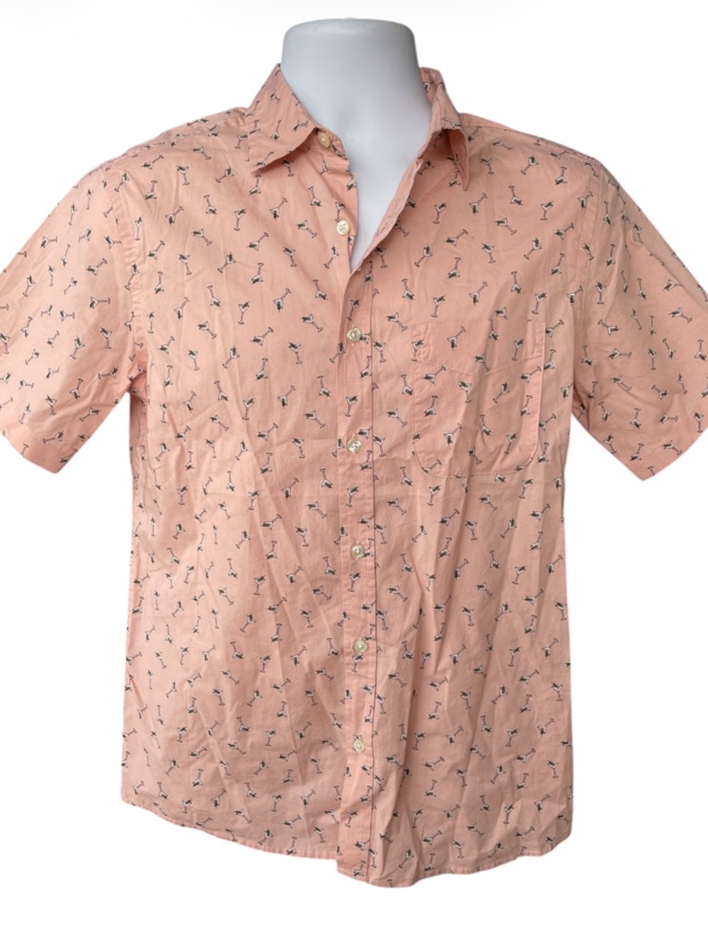 Old Navy Men’s Short-Sleeve Button-Down Shirt Size S party vacation resort